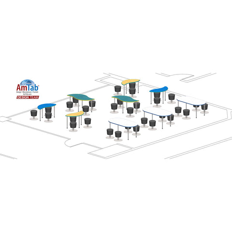 Table d'apprentissage collaboratif AmTab AARACETRK366D