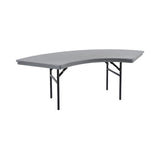 AmTab Heavy-Duty ABS Plastic Folding Table - Serpentine SE306DL