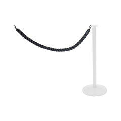 AmTab Twisted Rope with Polished Black Snap Ends H-ROPE-001 - Expansive Spaces