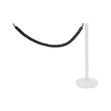 AmTab Twisted Rope with Polished Black Snap Ends H-ROPE-001