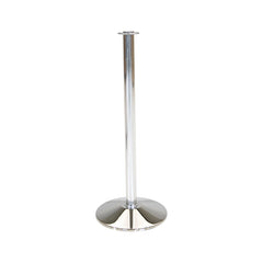 AmTab Polished Aluminum Stanchion Post H-ROPEP-002 - Expansive Spaces