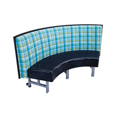 AmTab Mobile Booth Seating - Quarter Circle QMBS244 - Expansive Spaces