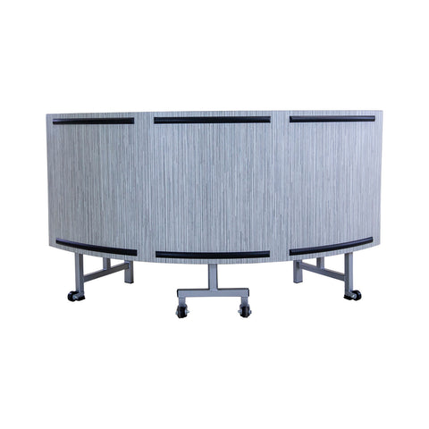 AmTab Mobile Booth Seating - Quarter Circle QMBS244