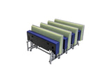 Asientos plegables móviles AmTab con mesa MFBS245