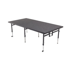 AmTab Adjustable Height Stage - Carpet Top STA3424C - Expansive Spaces